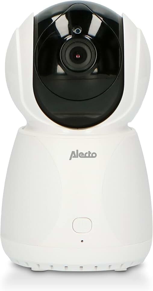 Alecto DVM-275C zusätzliche Kamera für DVM-275 Digitale Babyphone Rücksprechfunktion, Nachtsicht, hohe Reichweite von bis zu 300 Meter, weiß