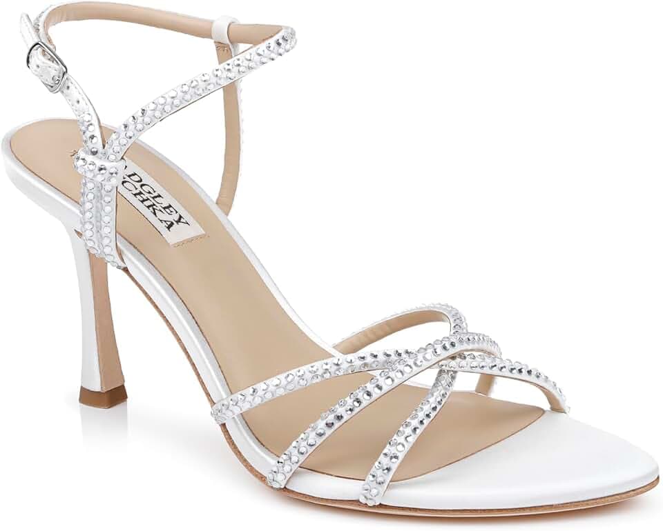 Badgley Mischka Women's Julietta Satin Stiletto Sandals