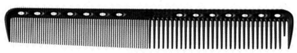 Y.S. Park YS-331 Fine Extra-Long Cutting Comb, Carbon Black, 0.014901 kg