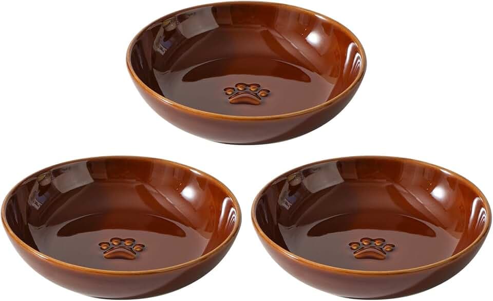 Havniva Ceramic Cat Bowls, Cat Food Bowls Whisker Friendly