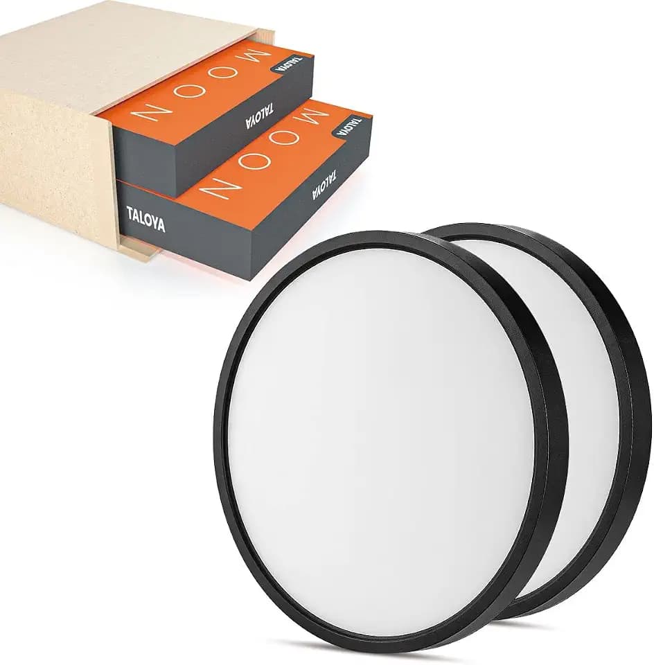TALOYA Surface Mount LED Ceiling Light 12 Inch-2 Pack,20W 5CCT Selectable