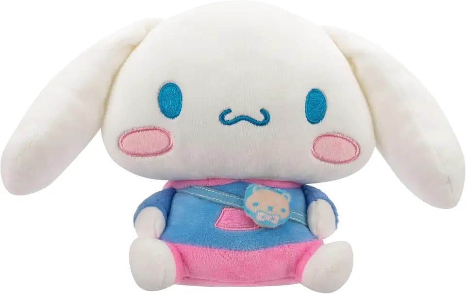 Jazwares Hello Kitty and Friends, Cinnamoroll Series 1 Plush - Hoodie Fashion and Bestie Accessory - Officially Licensed Sanrio Product from