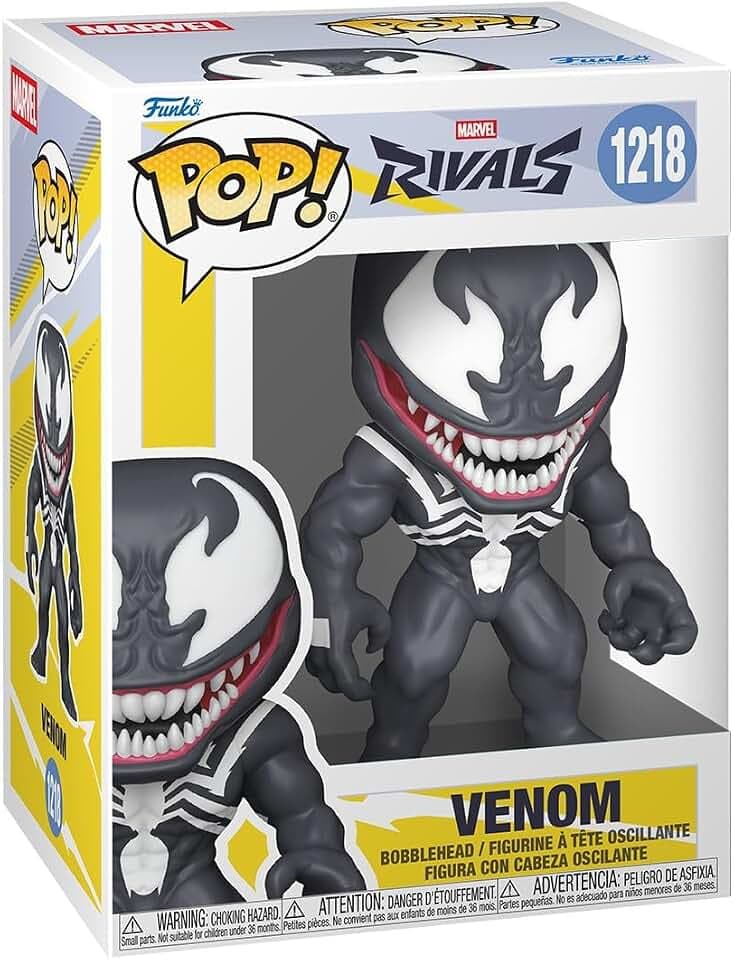 Funko POP! Games: Marvel Rivals - Venom - 1 in 6 Chance of Rare Chase
