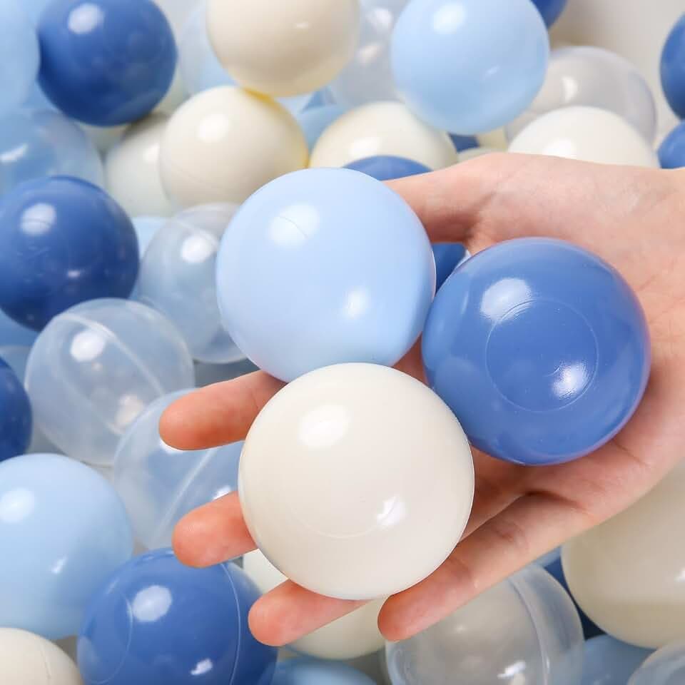 TRENDPLAY Plastic Balls for Ball Pits - Hollow Balls- Safe and Exciting Playtime - Perfect for Baby Pools, Birthday Party Decoration