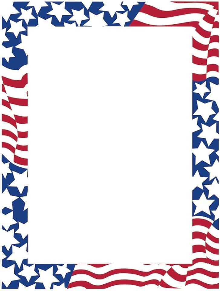 Great Papers! Stars & Stripes Letterhead, 80 Count, 8.5"x11" (2014300)