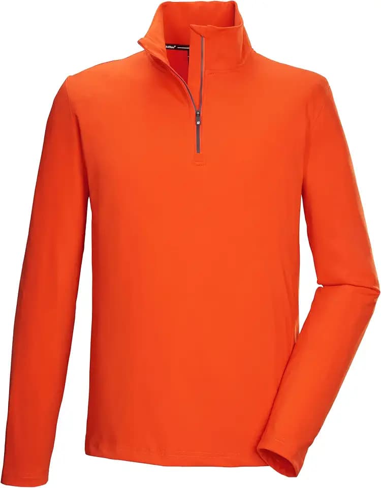 Killtec Herren Ksw 71 Mn FLX Shrt Funktionsshirt/Fleeceshirt mit Stehkragen und Reißverschluss