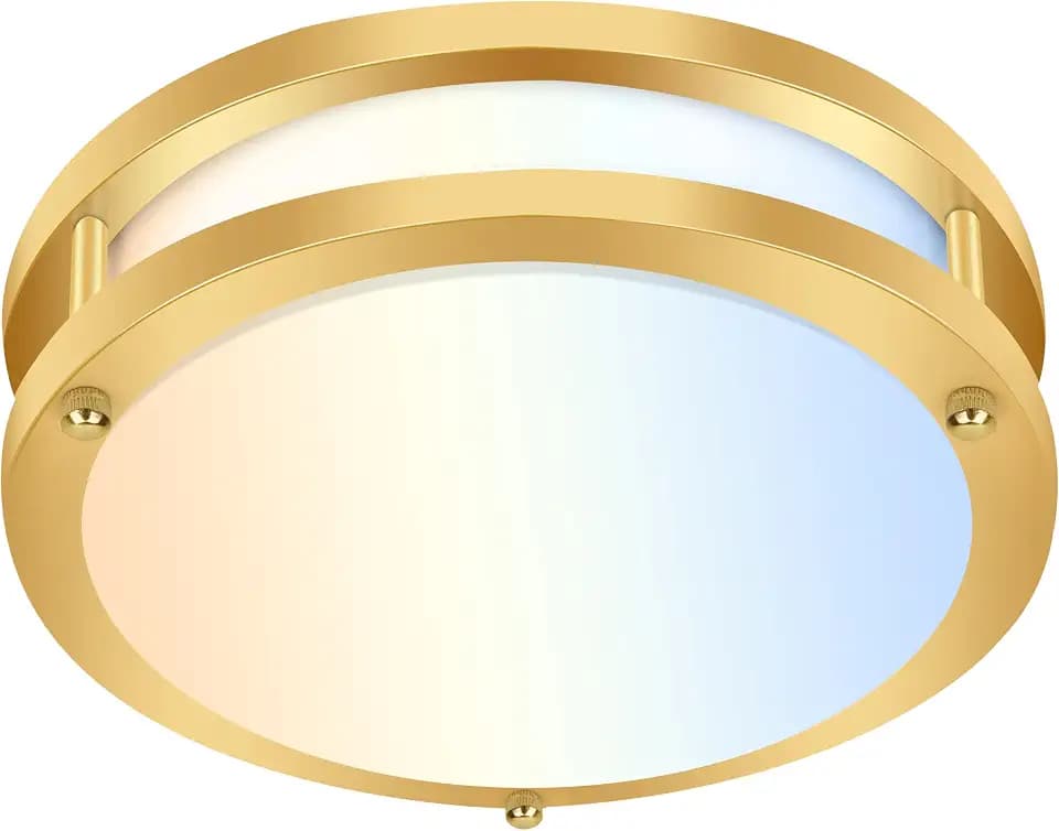 hykolity 13 inch Flush Mount LED Ceiling Light Fixture,1300LM,5CCT
