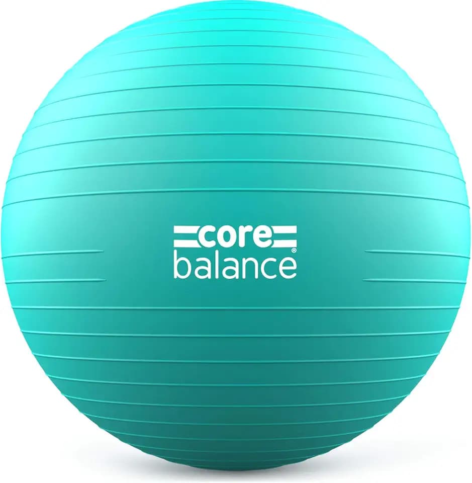 Core Balance, berstsicherer Gymnastikball - für Fitness Yoga Schwangerschaft - 55cm 65cm 75cm 85cm - inkl. Luftpumpe