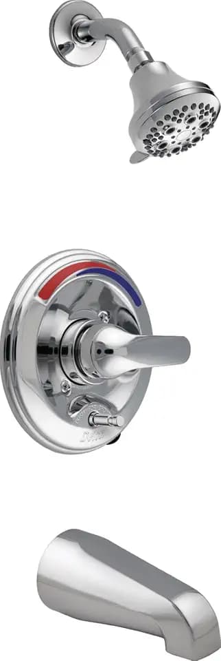 Delta Faucet T13691 Classic 13 Series Tub and Shower Trim - Push Button Diverter (Valve sold separately), Chrome