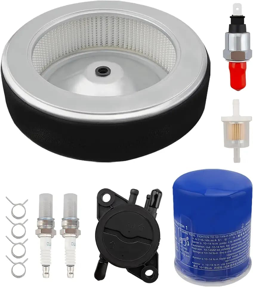 ANODZU Air Filter Kit Fit for Honda GX630 GX660 GX690 GX630R GX660R GX690R GX630RH Engine, 17210-Z6L-010 Air Filter 16200-Z6L-003H Solenoid 16700-Z6L-003 Fuel Pump 15400-PLM-A02 Oil Filter
