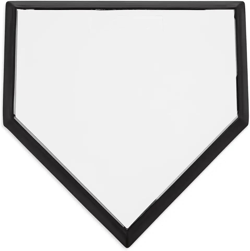 Champion Sports Home Plates – Durable Molded Rubber Baseball/Softball Home Base with Various Bottom & Anchor Options, In-Ground, Waffle, Metal, or Hardwood Base Styles Available