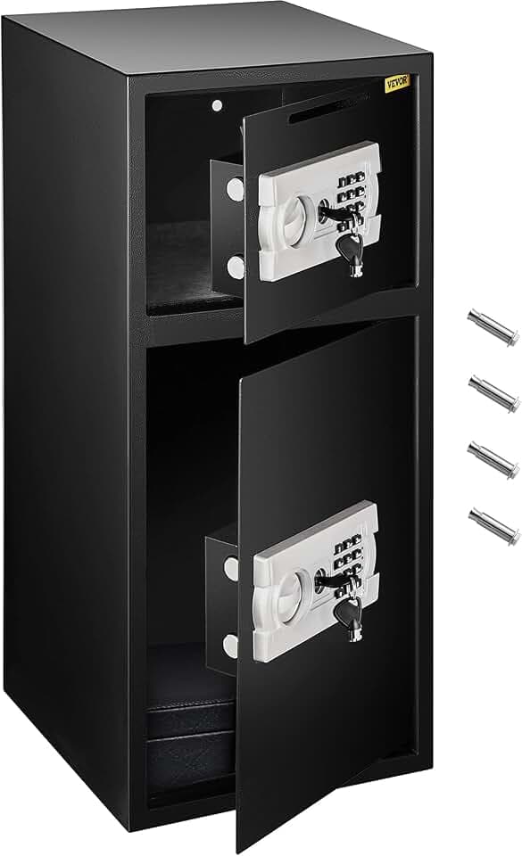 VEVOR Digitaler Tresor 74 l, Sicherheitskasten mit digitaler Kombination für den Heimgebrauch, Safe für Geld, Schmuck, Dokumente