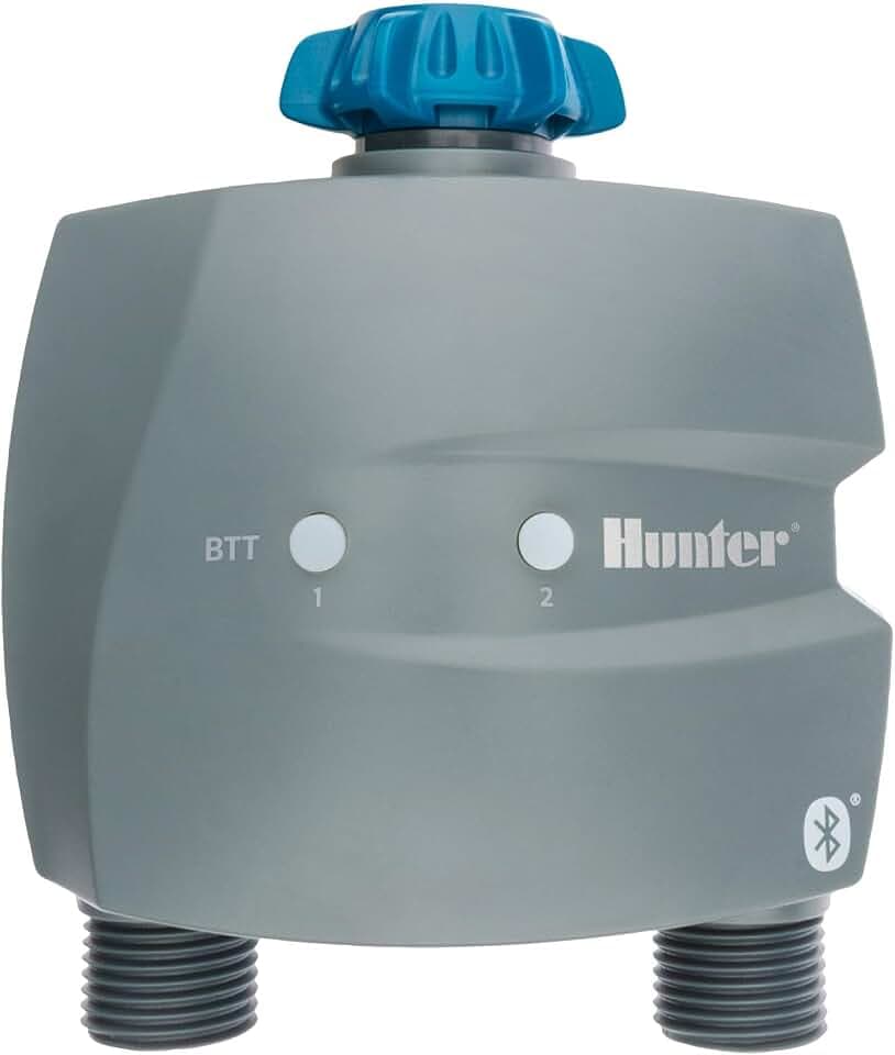 Hunter BTT Bluetooth Hose Timer, Sprinkler Timer for Garden Hose, 2-Zone