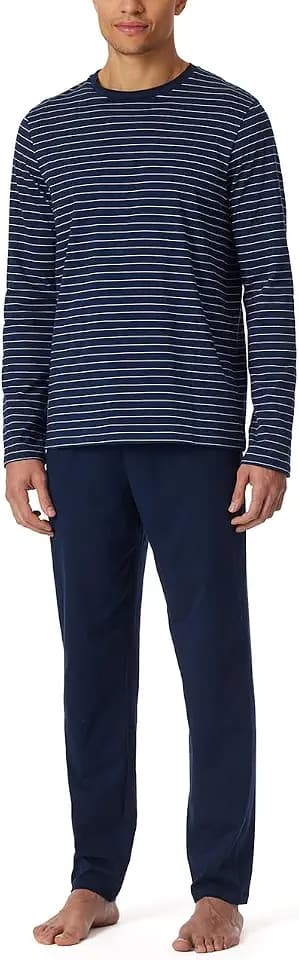 Schiesser Herren Langer Schlafanzug Pyjama Lang - 159633