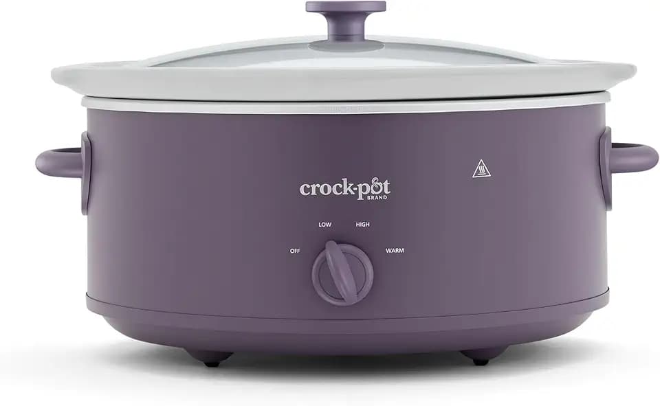 Crock-Pot® Design Series 7-Quart Manual Slow Cooker, Purple Potato