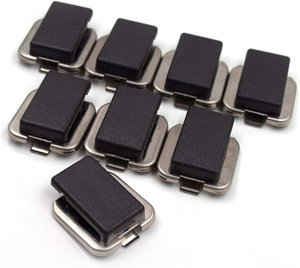 8-Pack Speaker Mic Belt Clip for Motorola PMMN4013 PMMN4021 HMN9030