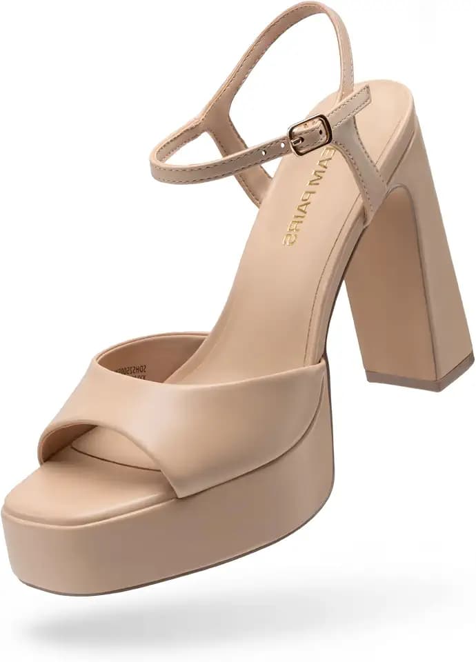 DREAM PAIRS Platform High Heels for Women