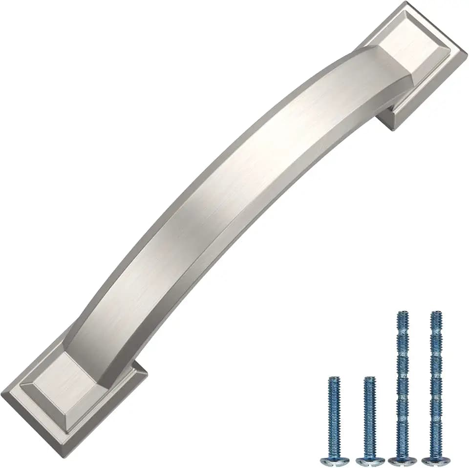 10 Pack 3 inch Cabinet Pulls Brushed Nickel Cabinet Handles Drawer Pulls for Kitchen Cabinet Cupboard