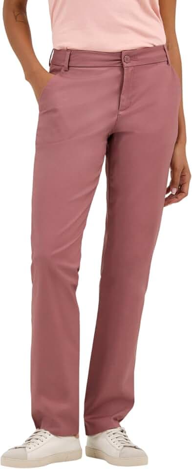 Lee Uniforms Damen Unterhose Wrinkle Free Relaxed Fit Straight Leg Pant