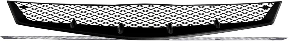 Armordillo Mesh Style Front Grille|Compatible With 2006-2008 Honda Civic 2 Door Coupe|8739082|Matte Black|Front Hood Bumper Grille
