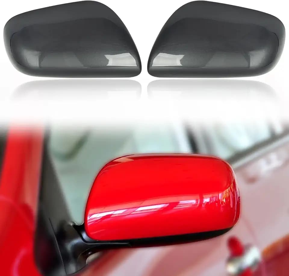 Car Rearview Mirror Cover Cap Housing Protective Cover for Exterior Mirrors Fit for Toyota Corolla 2007-2013（Cannot fit LE Model） 87915-02910 87945-02910(Black, Left Driver Side
