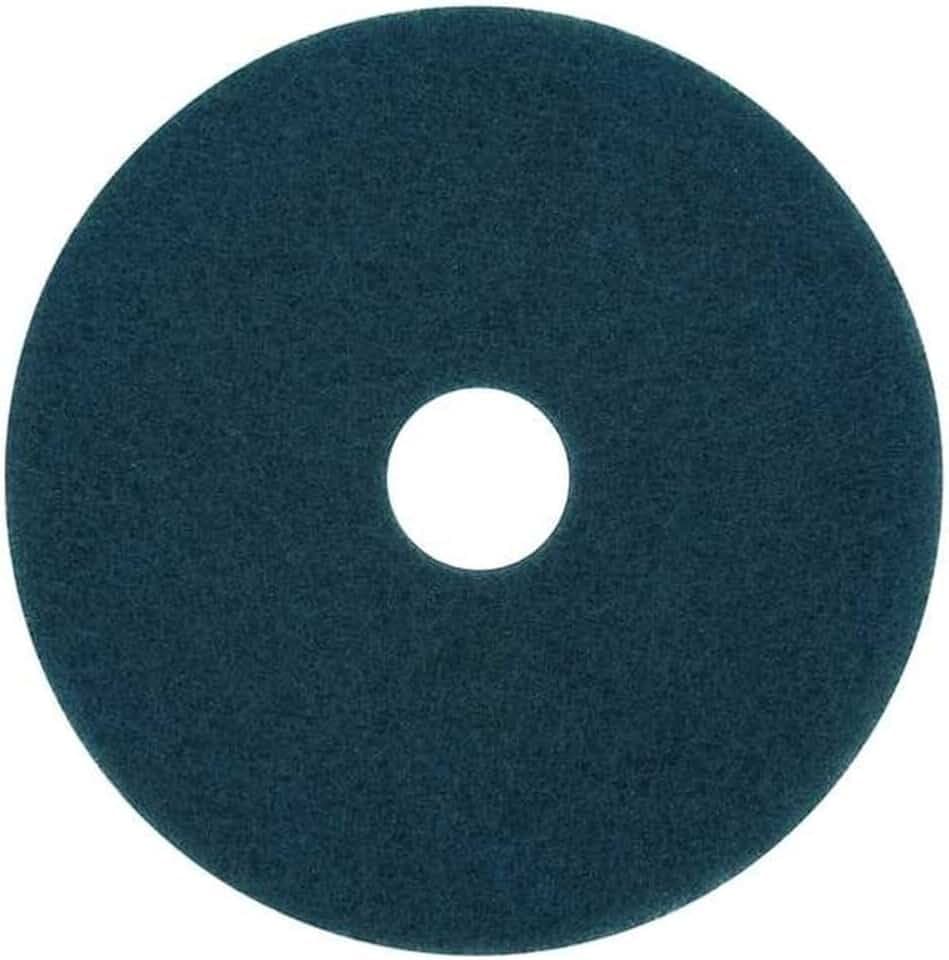 3M Cleaner Floor Pad 5300, 20" Diameter, Blue (Case of 5)