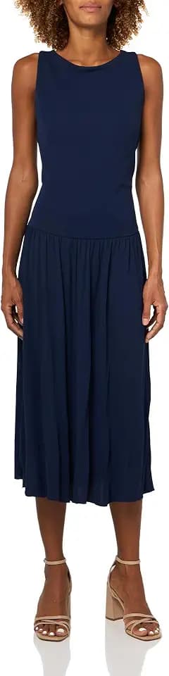 kate spade new york Women's Drapey Cross-Back Midi Dress