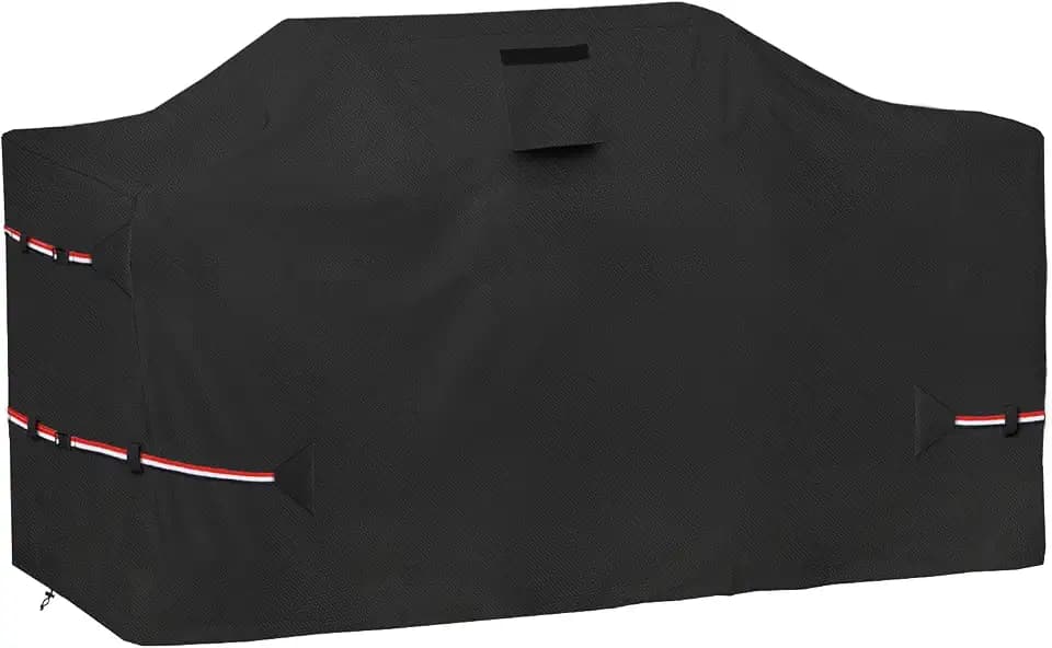 98 Inch Island Grill Cover - 600D Heavy Duty Waterproof All Weather Protection Outdoor Cover,Black