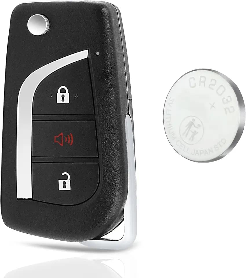 Beefunny F, Remote Key Fob for Toyota RAV4 2019 2020 2021 2022 2023 Replacement Car Key Fob 3 Buttons FCC ID:GQ4-73T P/N:89070-0R300 FSK 314MHz with H Chip (1)