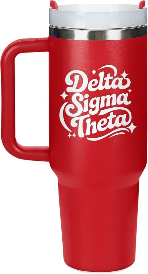 Delta Sigma Theta Sorority Paraphernalia - 40 oz Tumbler