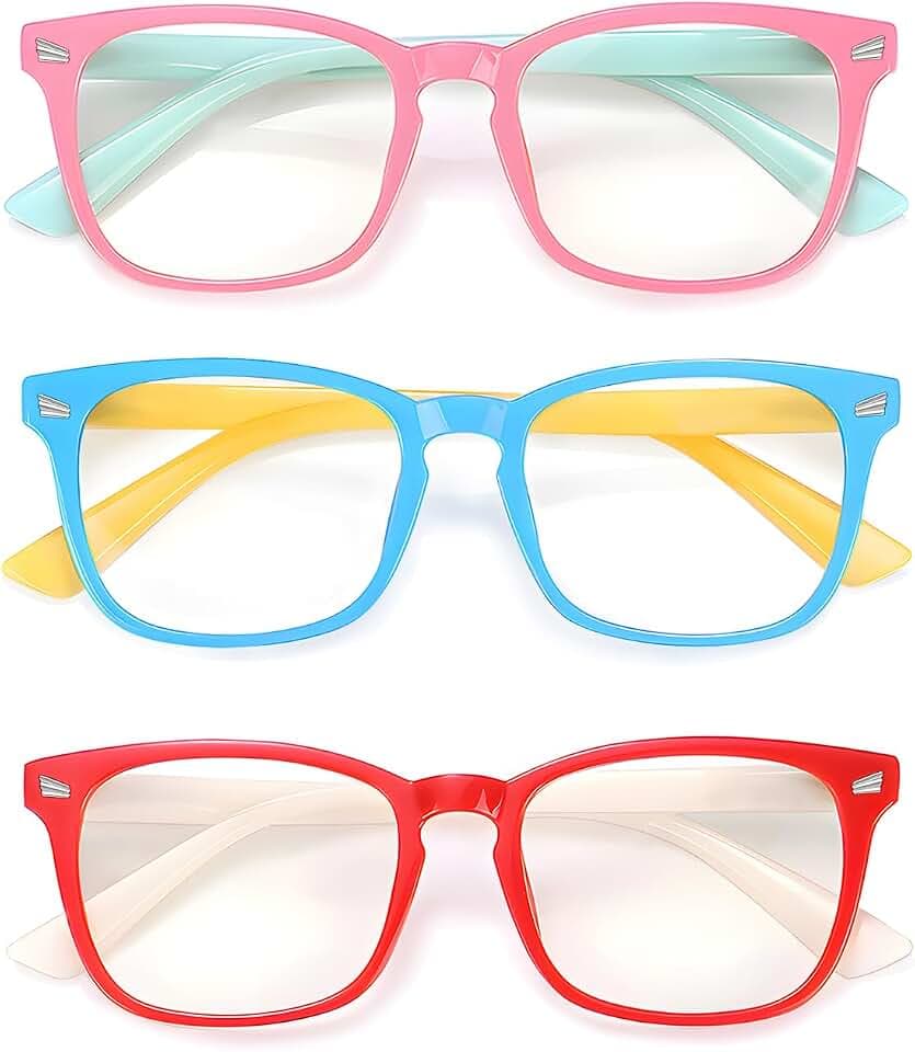 Toddler Blue Light Glasses Anti-Glare Frame for Kids (2-6Y)