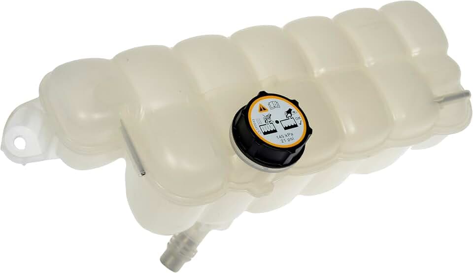 Dorman 603-318 Pressurized Coolant Reservoir with Cap Compatible with Select Ford / Lincoln Models