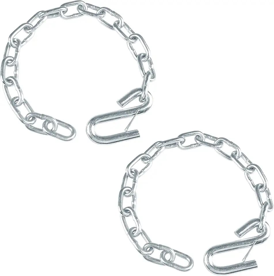 Trailer Safety Chain 27”, Galvanized Heavy-Duty Trailer Chains