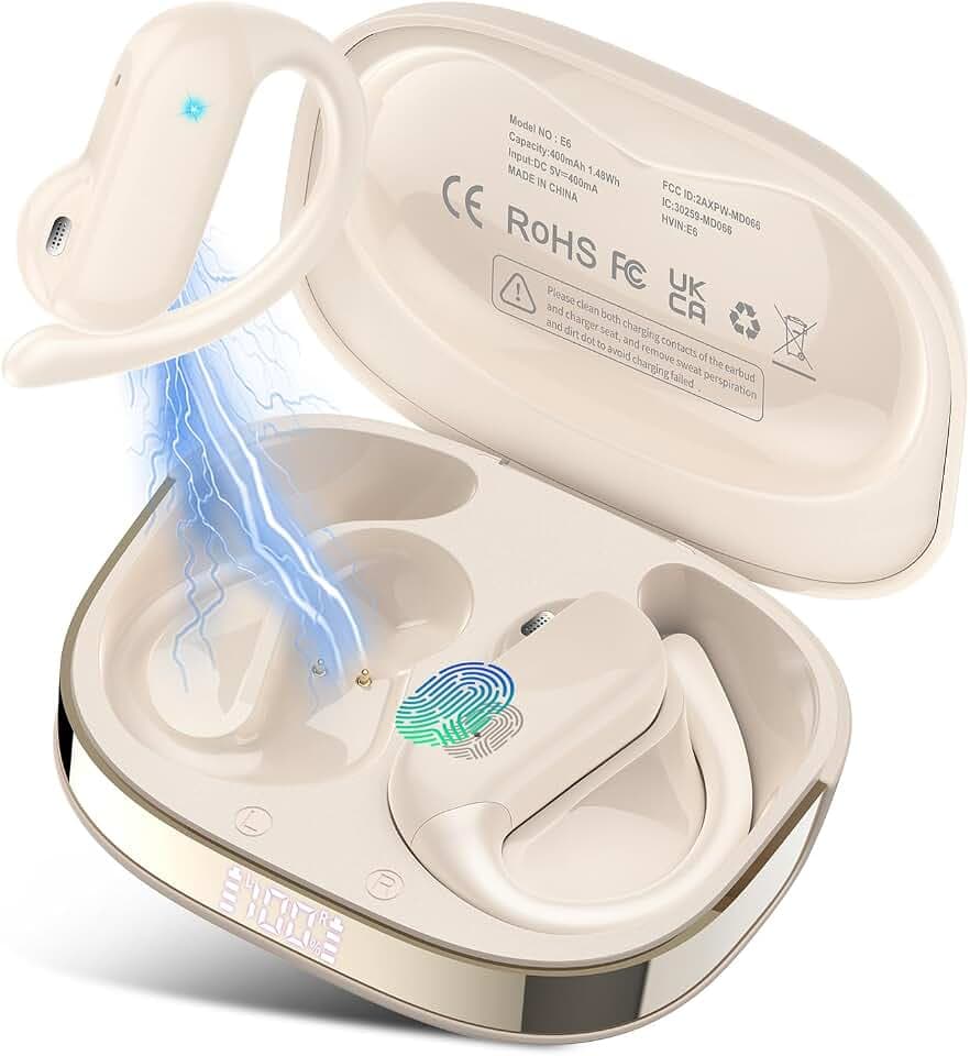 Ai Translation Earbuds Real Time,3-in-1 Buletooth 5.4 Translator Earbuds with 164 Languages/6 Translation Modes/No Subscription Required, 32H Translatior Headphones, Beige