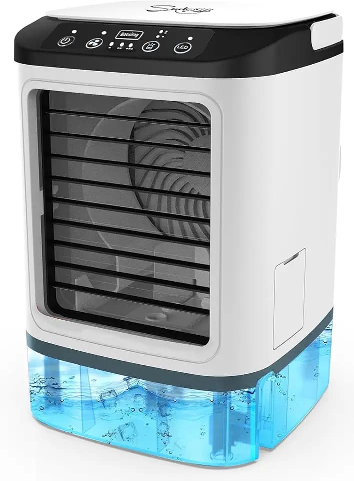 Portable Air Conditioners, Personal Air Conditioner with 2 Mist & 7 Color Light