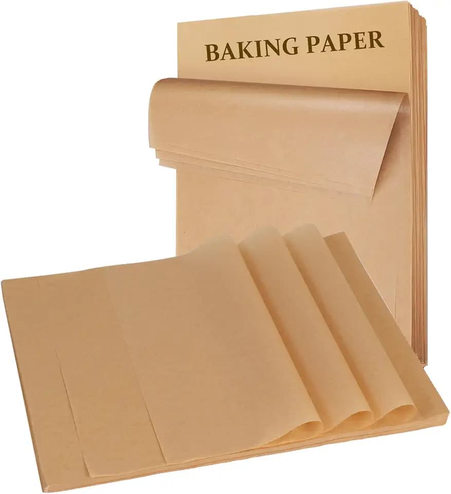 O2frepak Backpapier-Backbleche,300Stück,30x40cm,Vorgeschnittene Antihaft