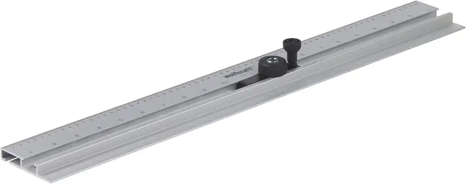 wolfcraft Dübelleiste - Bohrschablone für Lochreihen und Möbelbau