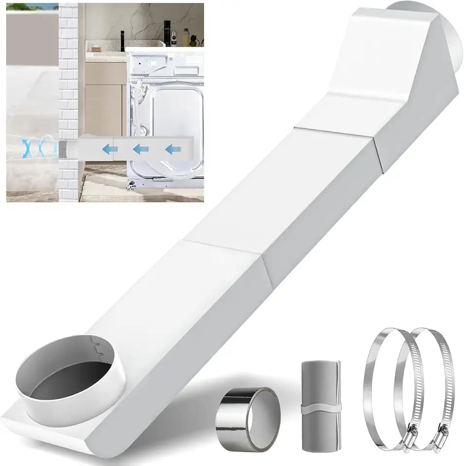 4" Periscope Dryer Vent 17.7-29.5", Telescoping Duct for Tight Spaces