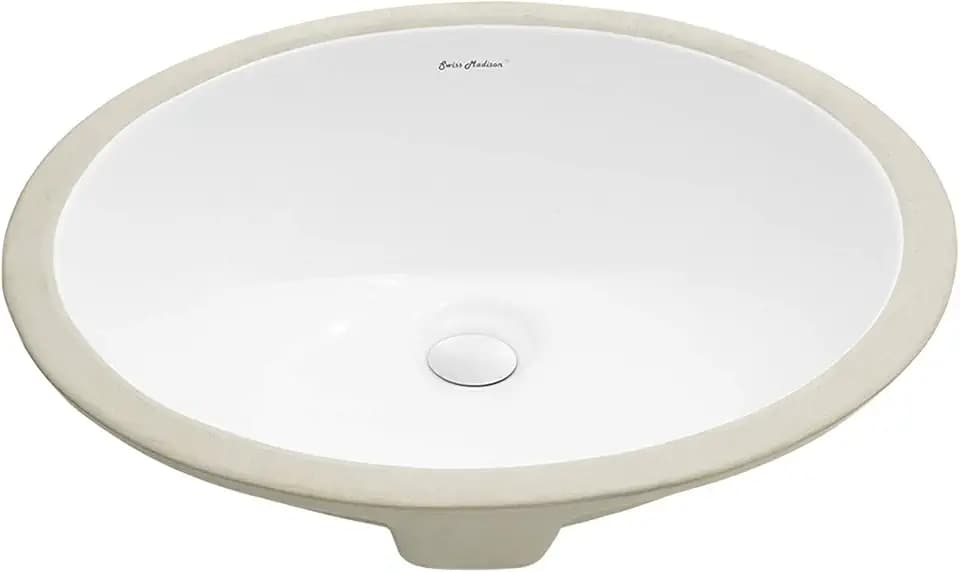 Monaco 18" Oval Under-Mount Bathroom Sink