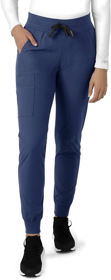 Carhartt Scrubs for Women, Force Essentials, Joggers Pants with Drawstring and 7 Pockets