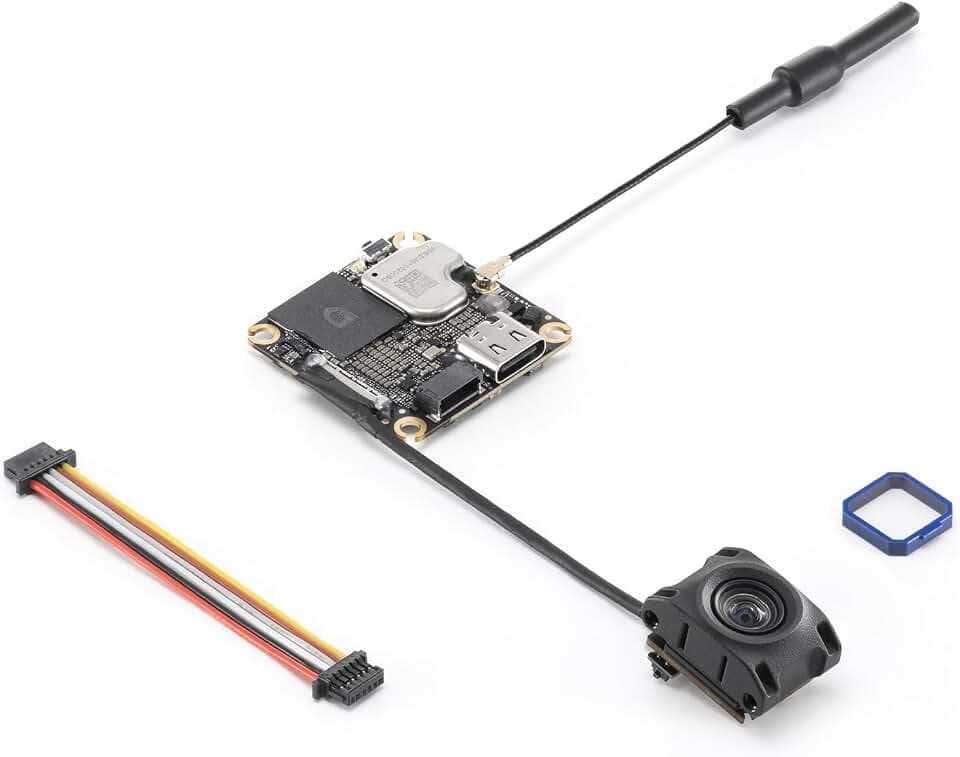 DJI O4 Air Unit für FPV-Drohne, digitales Übertragungssystem, niedrige Latenz von 20 ms, maximale Reichweite von 10 km, Videoaufzeichnung mit 4K/60fps, 8,2 g leichtes Gehäuse, 1/2-Zoll-CMOS-Sensor