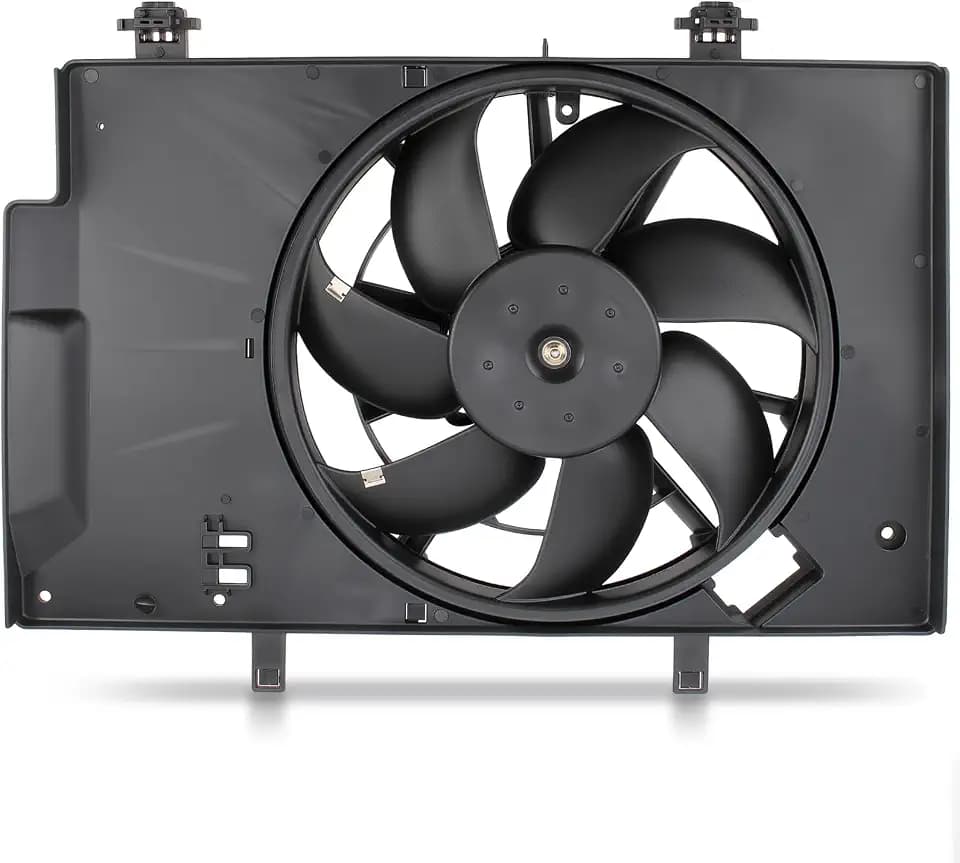AUTOKAY Radiator AC Condenser Cooling Fan for Ford Fiesta 2011-2018