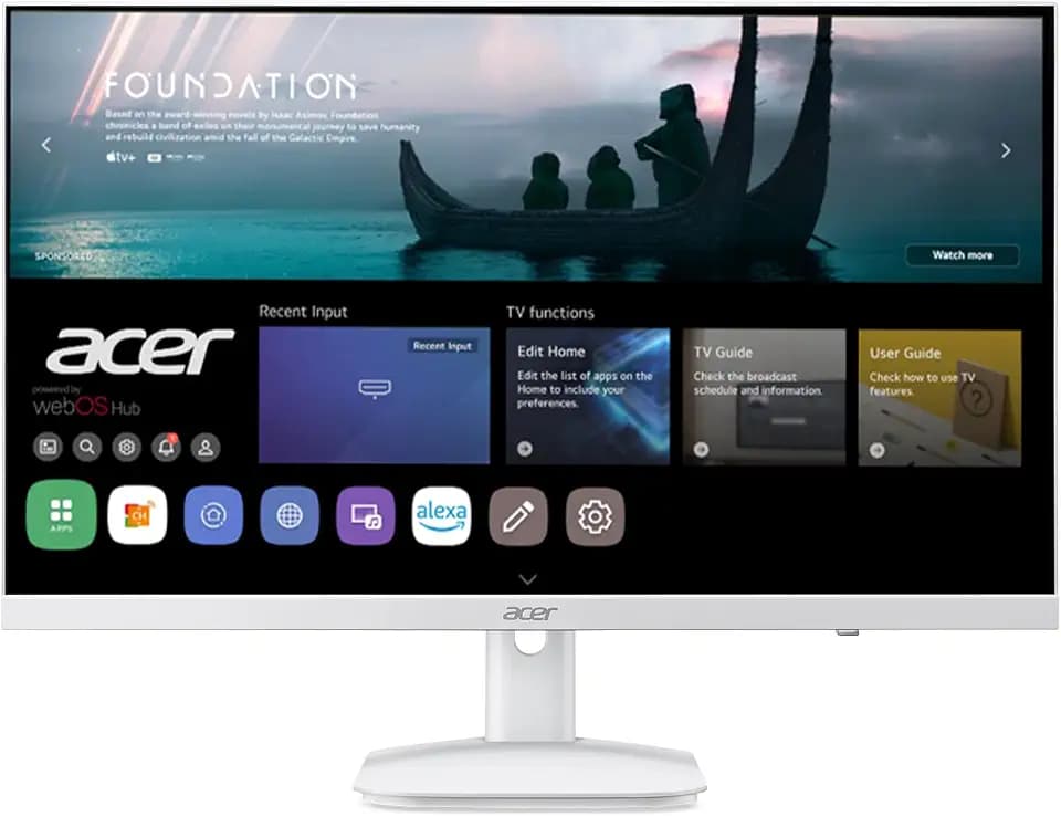 Acer 23.8" IPS FHD 1920x1080 Smart Monitor WebOS KS242Y G0wemiix