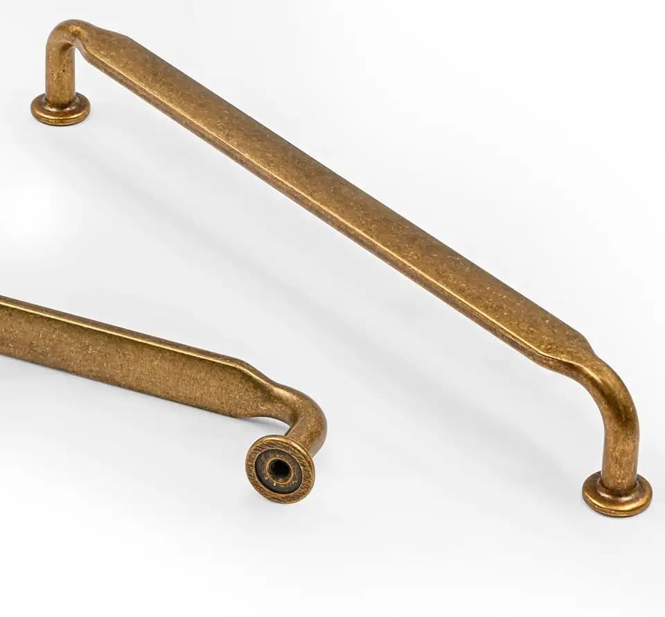Asidrama 6 Pack 11.3 inch Antique Brass Kitchen Cabinet Handles