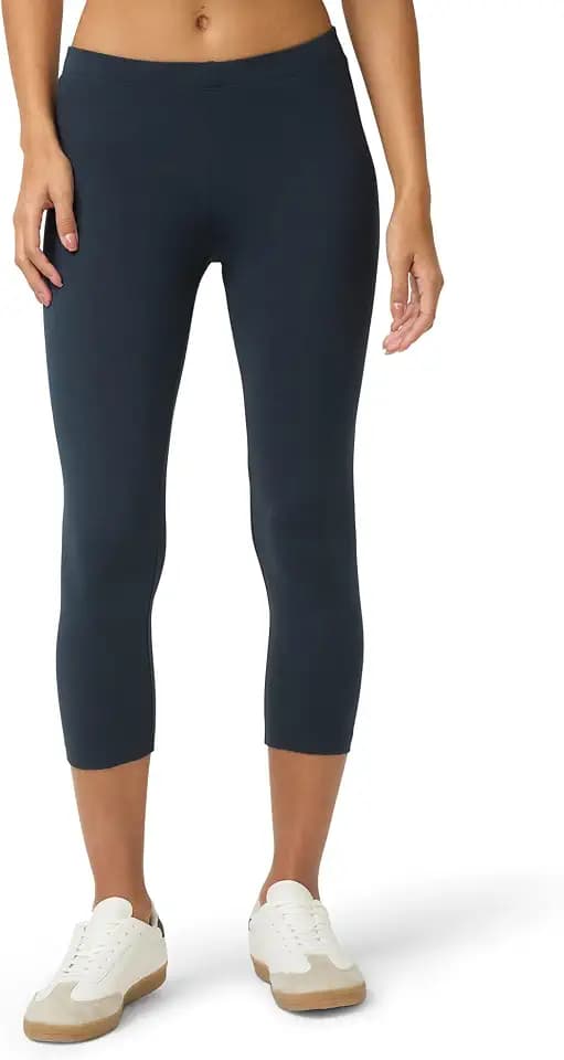 no nonsense Soft Cotton Capri Leggings for Women, Women Capri Pants