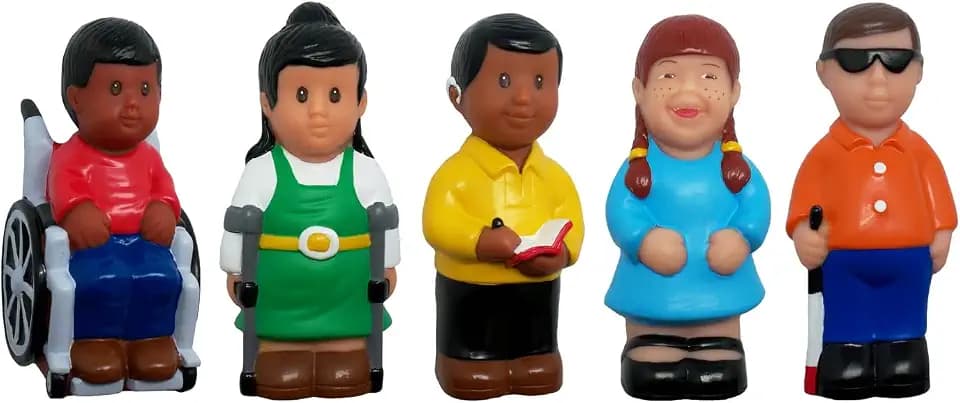 Get Ready Kids Friends with Disabilities Play Figures - 5 inch Diversity