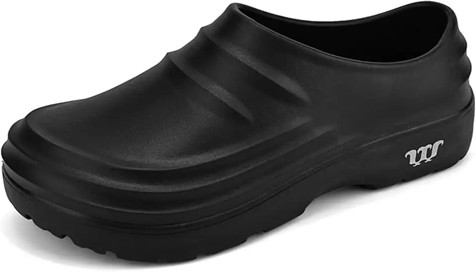 QPAO Work Shoes for Men & Women Non Slip Clogs Kitchen Chef Shoes Comfortable Women Clogs Beach Shoes