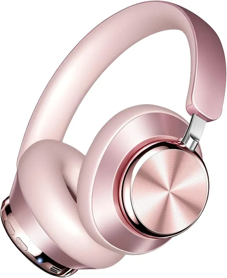 Wentronic Over Ear Headphones 35 Hours Playtime - Pink