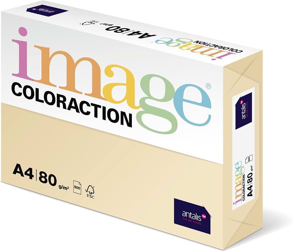 Coloraction 838A 080S 2 - Antalis Kopierpapier, DIN A4, 80 g/qm, Farbe:dune