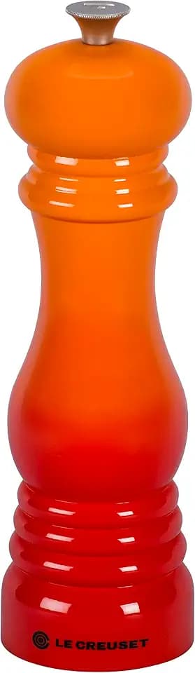 Le Creuset Pepper Mill, 8" x 2 1/2", Flame